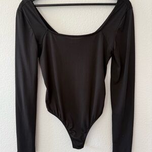 Black Long Sleeve Bodysuit